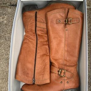 Eric Michael Montana Tan Knee High Boots size 10